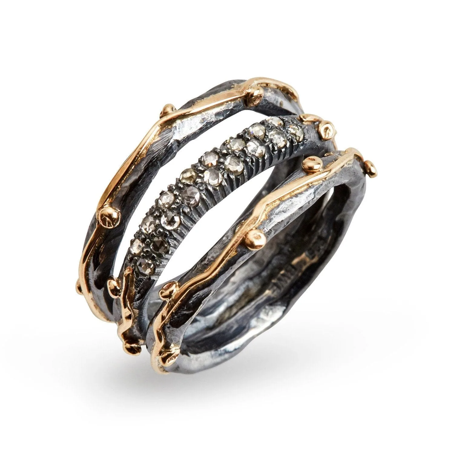 ring zeus tribeca pavé