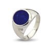 ring oval lapis lazuli