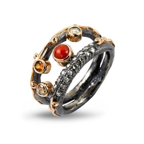 ring zeus dubeca superior coral