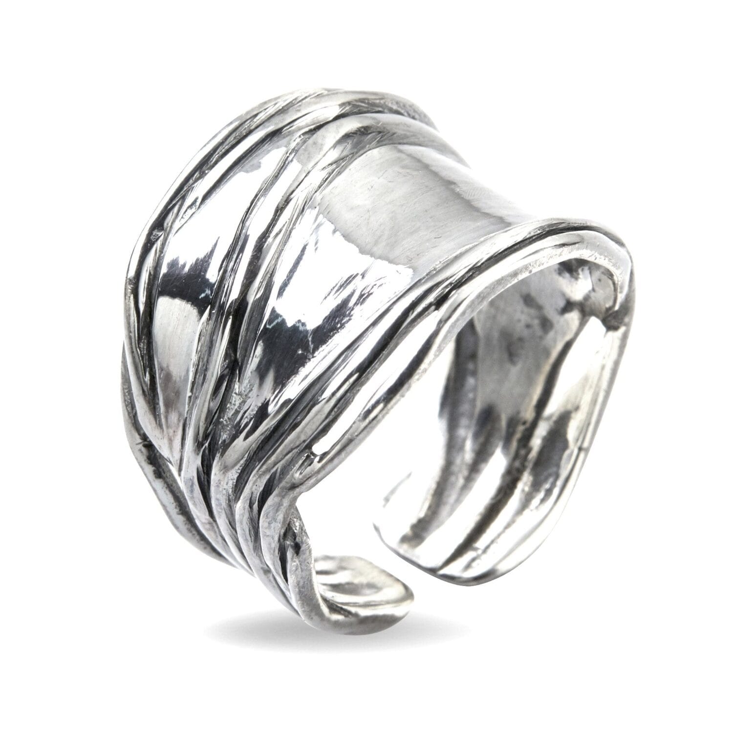 ring nebula silver slim polished