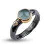 ring antique aqua