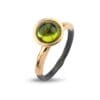 ring victoria rose peridot cab
