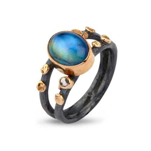 ring cara rainbow moon