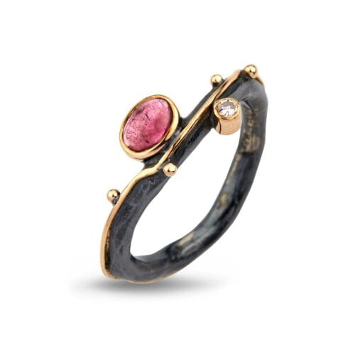 ring louise red turmalin