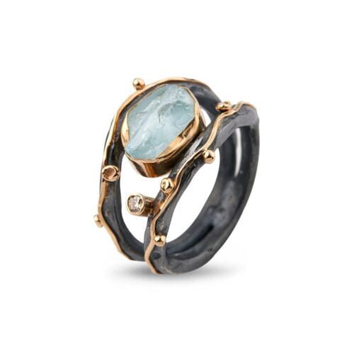 ring zeus dubeca aqua raw