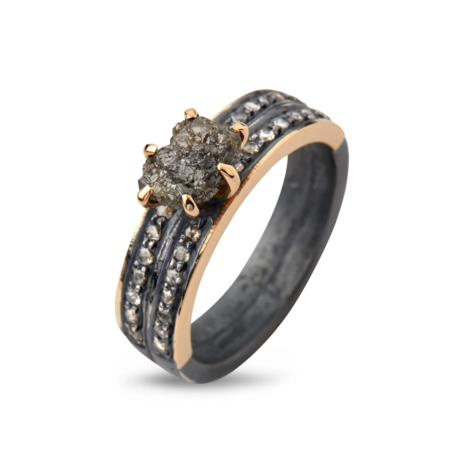 ring jackie duo pavé raw