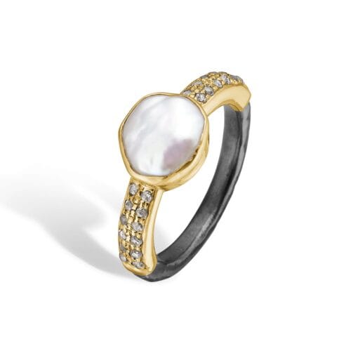 ring victoria keshi pavé