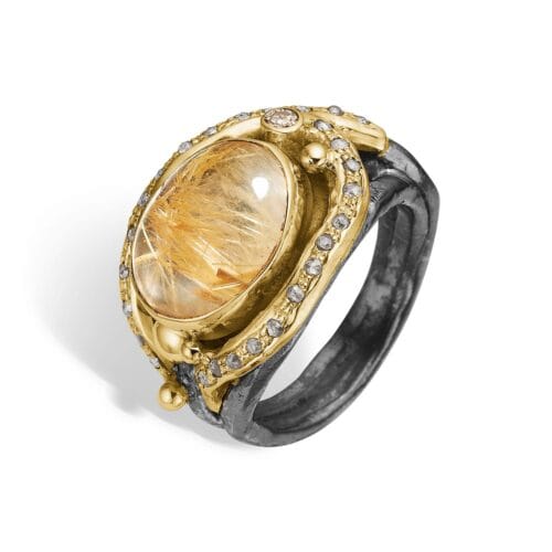 ring kensho rutile quartz