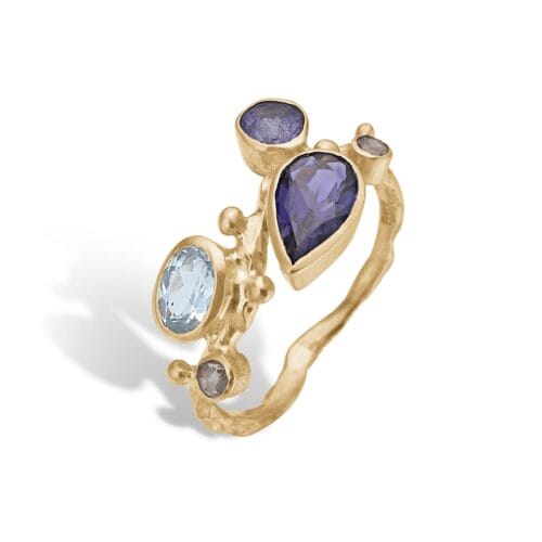 zenith sky iolit/aqua/tanz ring