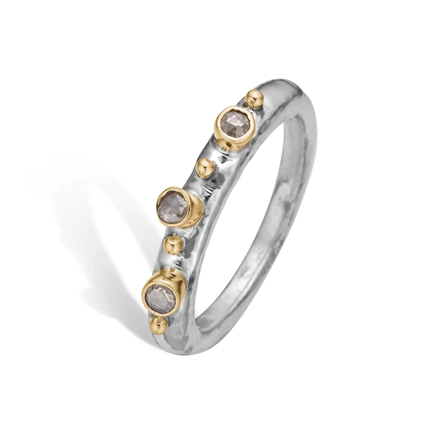 sarah 3 silver ring