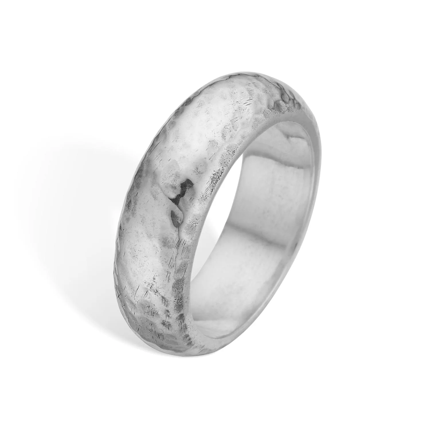 elon hammered ring