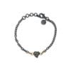 chain victoria hjärta pave armband