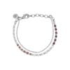 nanna sølv red mix pärla armband