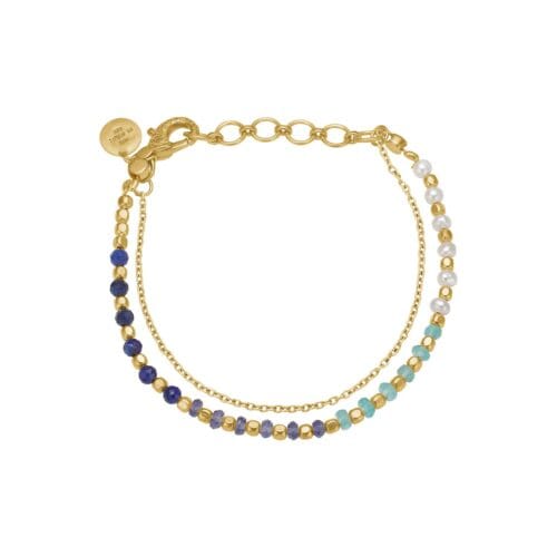 nanna gp ocean blue pärla armband