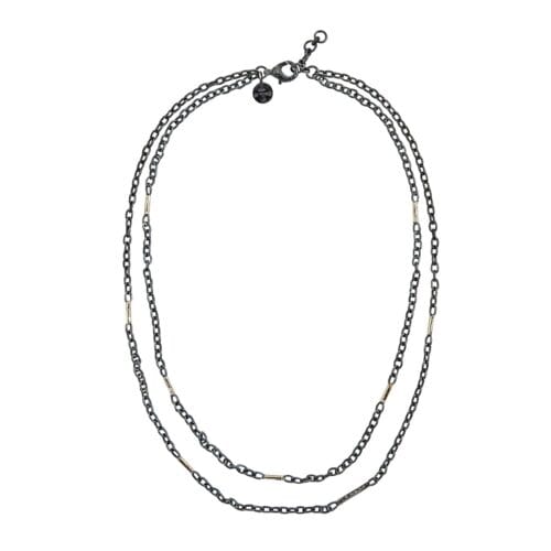 jacqueline dubbel halsband 45cm