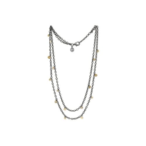 antique orbit dubbel halsband (45cm)