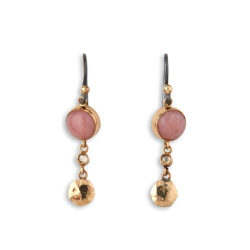 sophia pink opal Örhängen