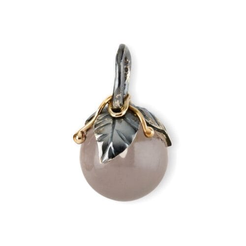 urban leaf drop rose quartz hängen (s)