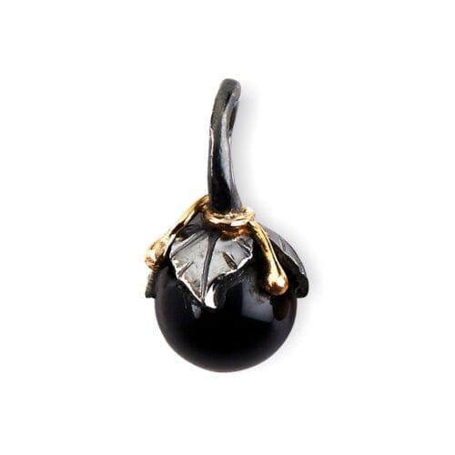 urban leaf drop black onyx hängen (l)