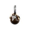 urban leaf drop smoky quartz hängen (l)