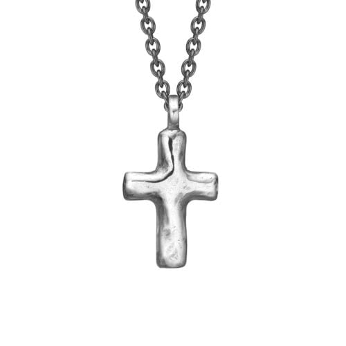cross silver hängen