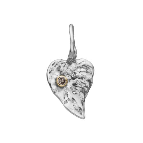 zenith hjärta silver hängen