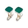 nordkraft cushion green onyx manschettknappar