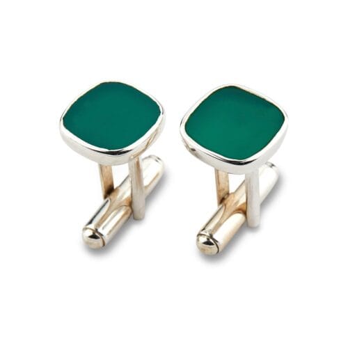nordkraft cushion green onyx manschettknappar