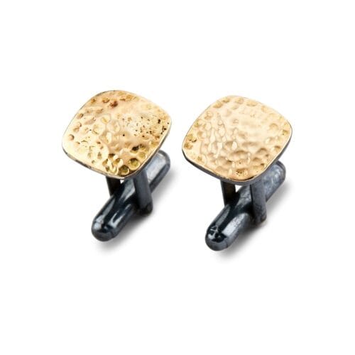nordkraft hammered gold manschettknappar